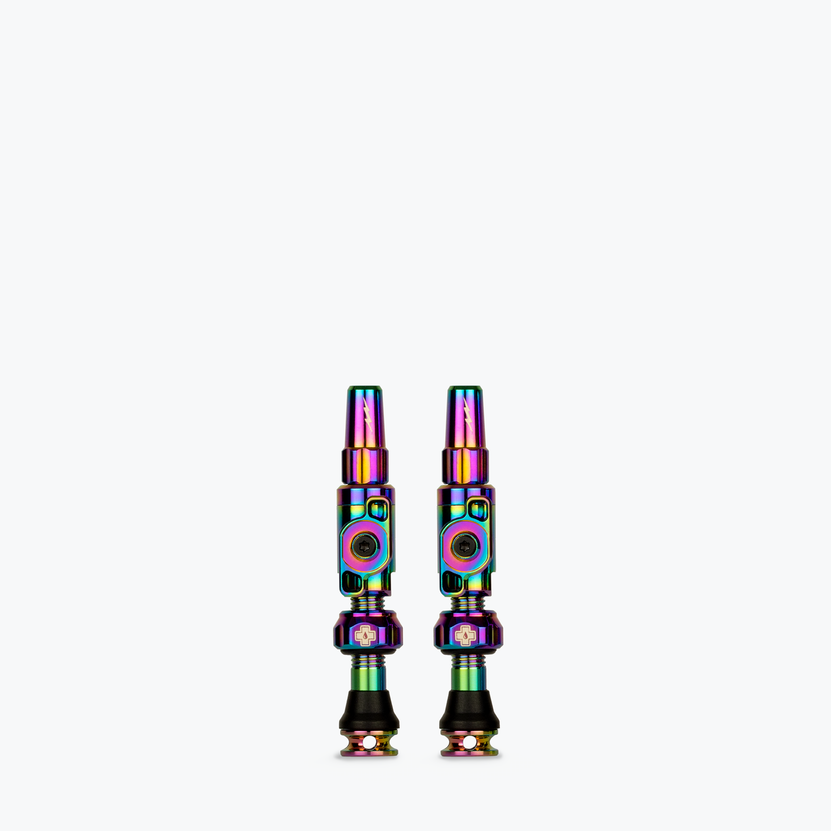 Muc-Off Valvole Tubeless Ibride Big Bore 45mm – Coppia Iridescente, Per Bici MTB/Strada
