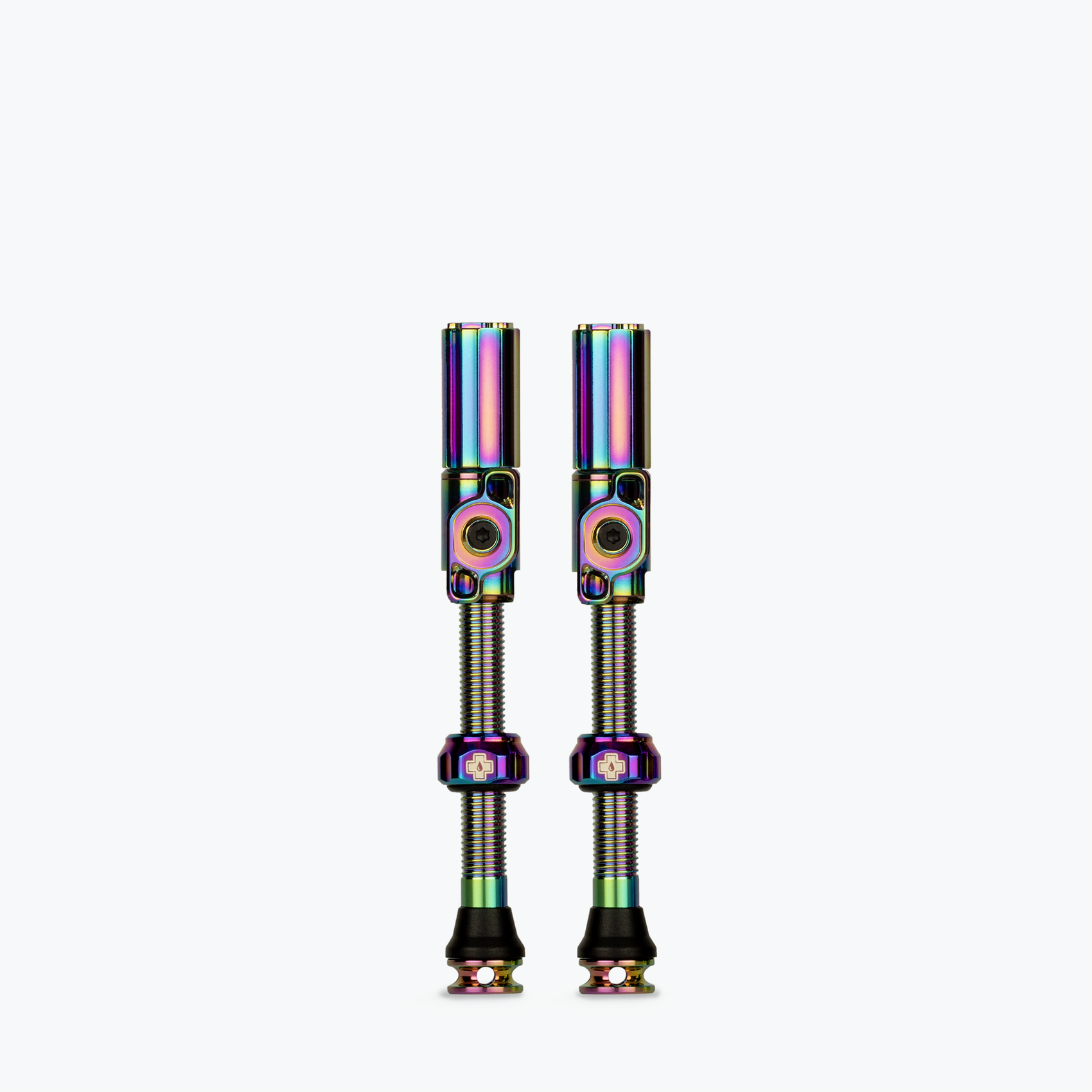 Muc-Off Valvole Tubeless Ibride Big Bore 45mm – Coppia Iridescente, Per Bici MTB/Strada