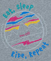 Eat Sleep Kids T-Shirt - Grey