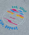 Eat Sleep Kids T-Shirt - Grey