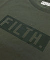 FILTH. Tee - Khaki With Khaki Logo