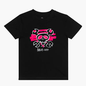 Crossbones Kids T-Shirt - Black